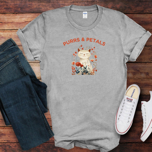 Purrs & Petals T-Shirt
