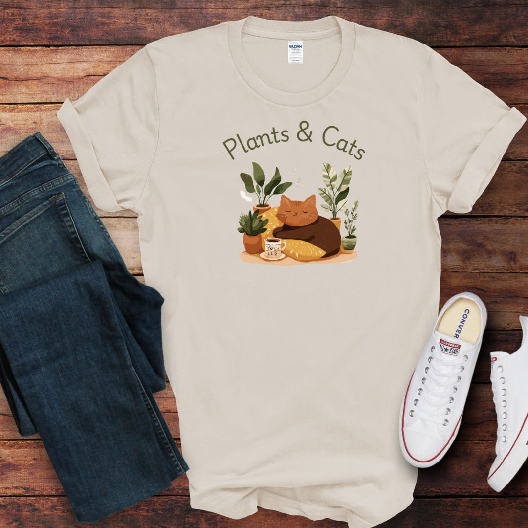 "Plants & Cats" T-Shirt