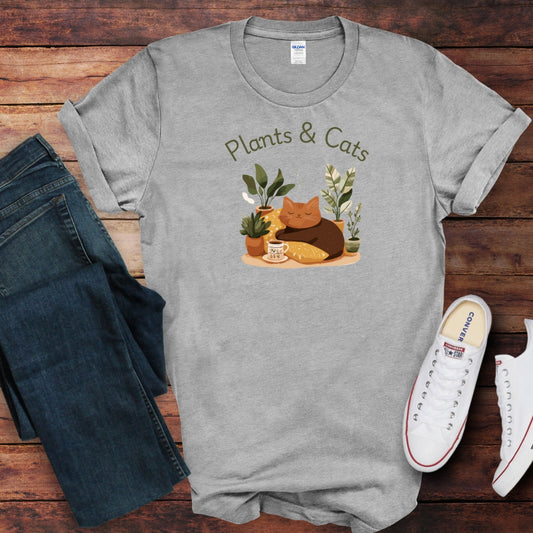 "Plants & Cats" T-Shirt