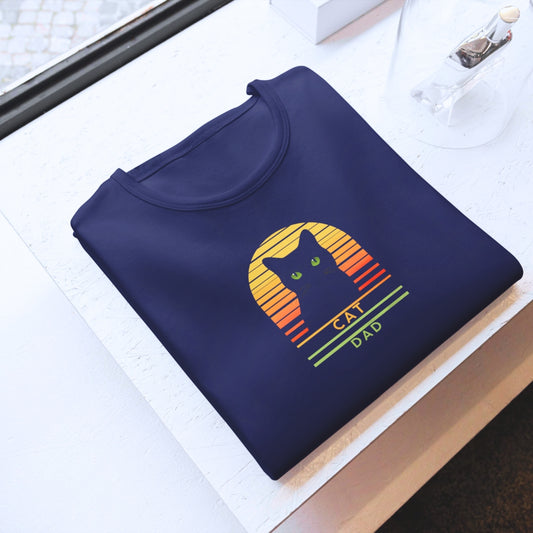 Vintage Cat Dad T-Shirt