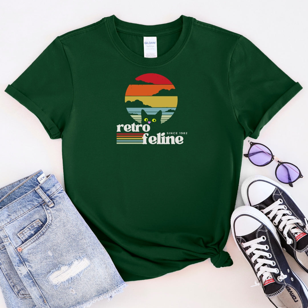 Retro Feline Tee