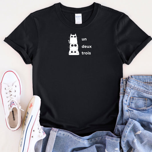 French Count 1 2 3 T-Shirt