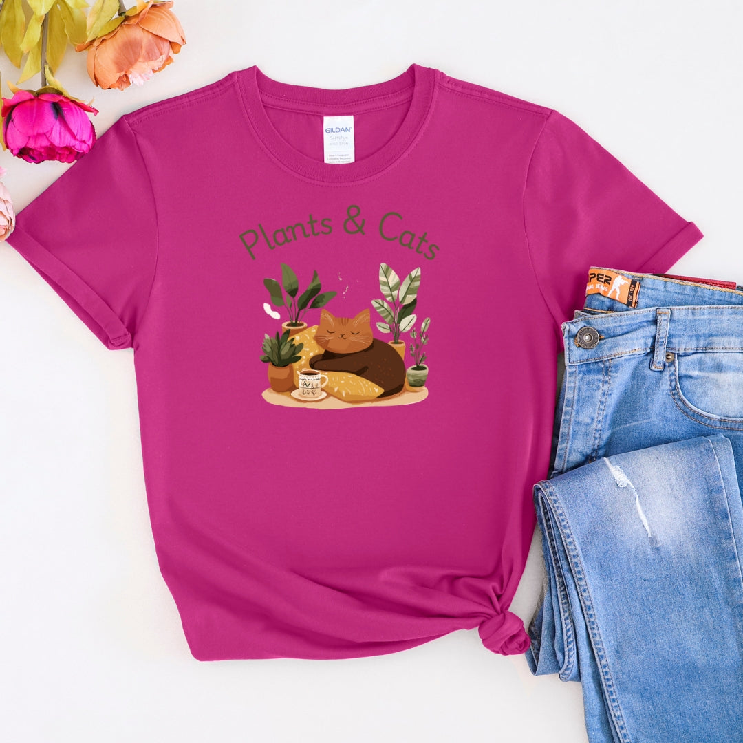 "Plants & Cats" T-Shirt