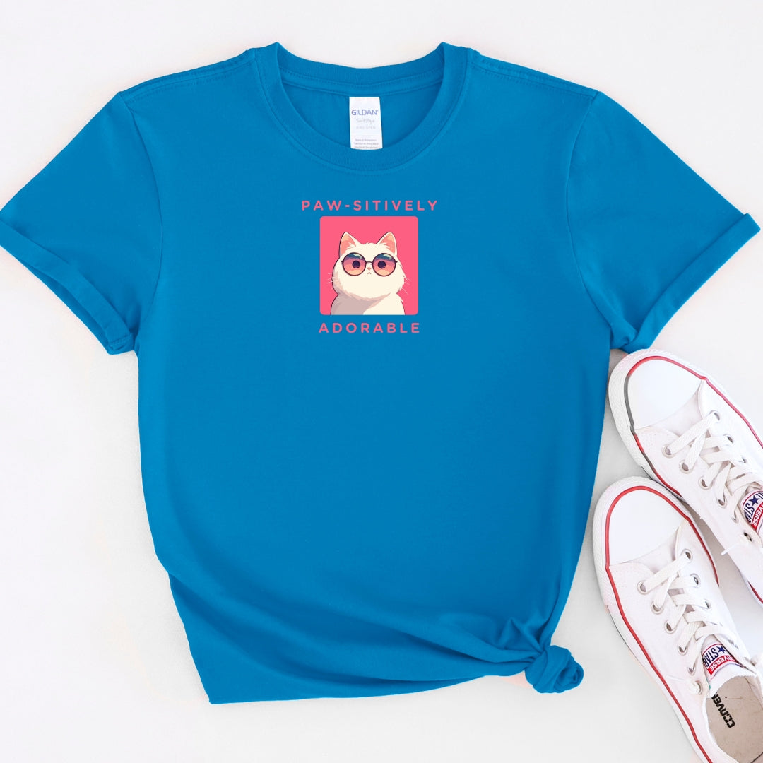 Paw-sitively Adorable Cat T-Shirt